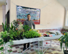 غرفه‌ای از دانش و تولید؛ دانش‌آموزان و مدرسان هنرستان رویش در نمایشگاه مشاغل خانگی سقز
