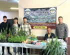 غرفه‌ای از دانش و تولید؛ دانش‌آموزان و مدرسان هنرستان رویش در نمایشگاه مشاغل خانگی سقز
