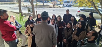 بازدید دانشجویان دانشگاه رازی از شرکت دانش‌بنیان ژینا شین در ایستگاه تحقیقاتی گریزه