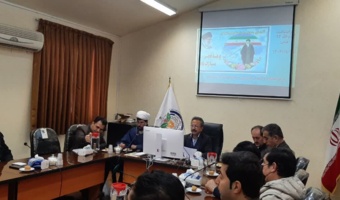 برگزاری مراسم گرامیداشت ۲۲ بهمن در مرکز تحقیقات و آموزش کشاورزی و منابع طبیعی کردستان