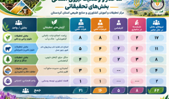 وضعیت نیروی انسانی بخش تحقیقاتی مرکز کردستان
