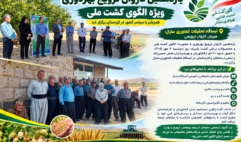 «سارال» میزبان یازدهمین کاروان ترویج بهره‌وری با محوریت الگوی کشت ملی