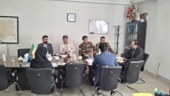 برگزاری جلسه بررسی روند پیشرفت عملکرد آموزش کارکنان وظیفه