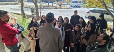 بازدید دانشجویان دانشگاه رازی از شرکت دانش‌بنیان ژینا شین در ایستگاه تحقیقاتی گریزه