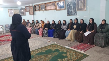 دوره آموزشی ویژه زنان روستایی در نگل