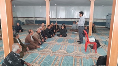 برگزاری دوره مدیریت زمستانه باغات در روستای تنگیسر