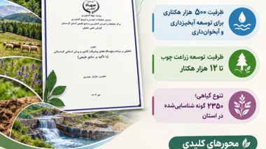 تحلیل ظرفیت‌ها و اولویت‌های منابع طبیعی استان در برش استانی برنامه هفتم پیشرفت کشور