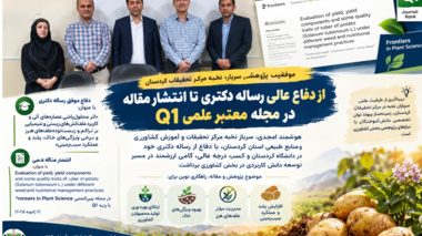 موفقیت پژوهشی سرباز نخبه مرکز تحقیقات کردستان؛ از دفاع عالی رساله دکتری تا انتشار مقاله در مجله علمی Q1